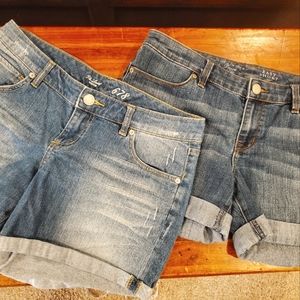 2 for 1!!  DENIM SHORTS SZ 8